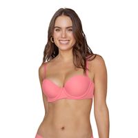 Sostén strapless Magic Up de doble realce que aumenta dos tallas de copa 011843 Rosado