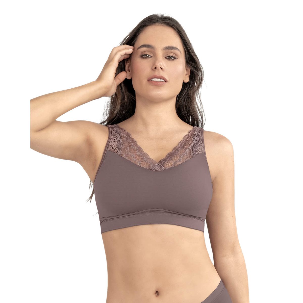 LEONISA - Brastop Ultra Comfort multiusos y de mastectomía 91004N Café
