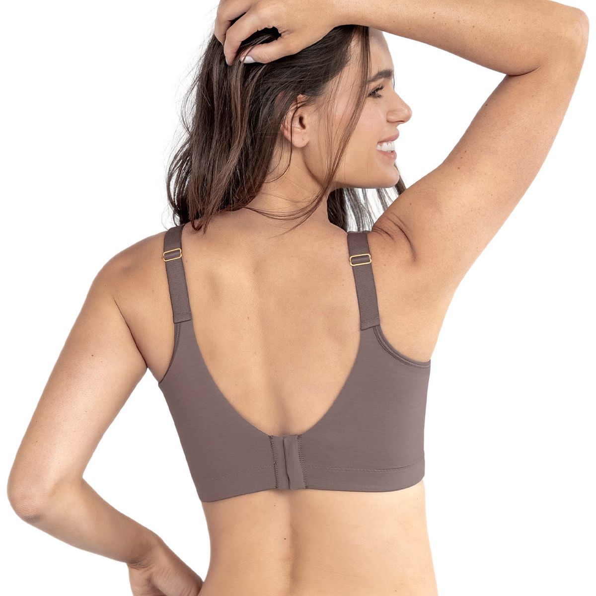 LEONISA - Brastop Ultra Comfort multiusos y de mastectomía 91004N Café