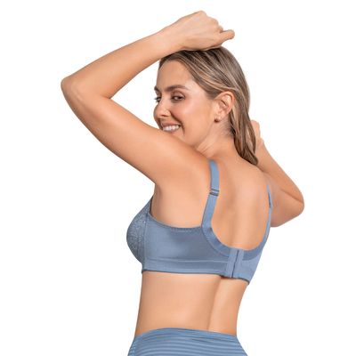 Imagen 2 del producto Sostén clásico triangular de máximo cubrimiento 011715 Azul