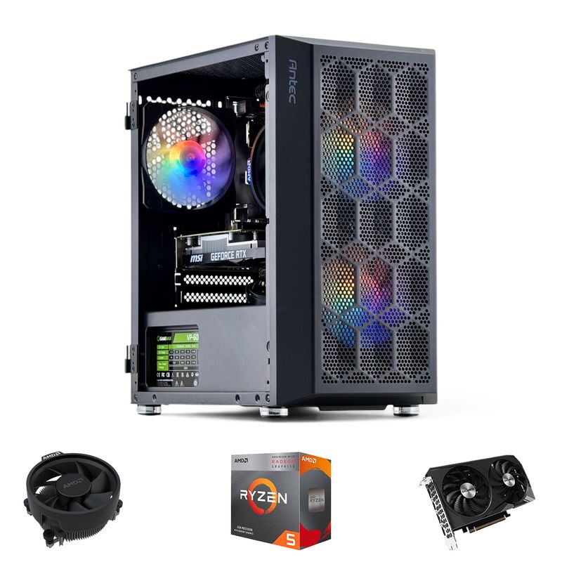 HYPERPC - PC GAMER AMD RYZEN 5 5500 16gb 1Tb RTX 3050 WiFi