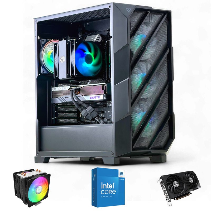 HYPERPC - PC GAMER INTEL CORE i5 14600K 32gb DDR5 2Tb RTX 5070 12Gb WiFi