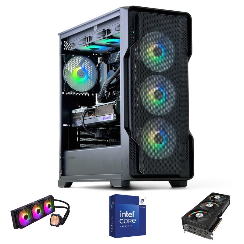 HYPERPC - PC GAMER Siege INTEL CORE i9 14900KF 32gb DDR5 1Tb RTX 5070