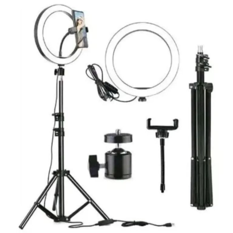Aro de Luz LED de 26 cm Trípode 2.1 M