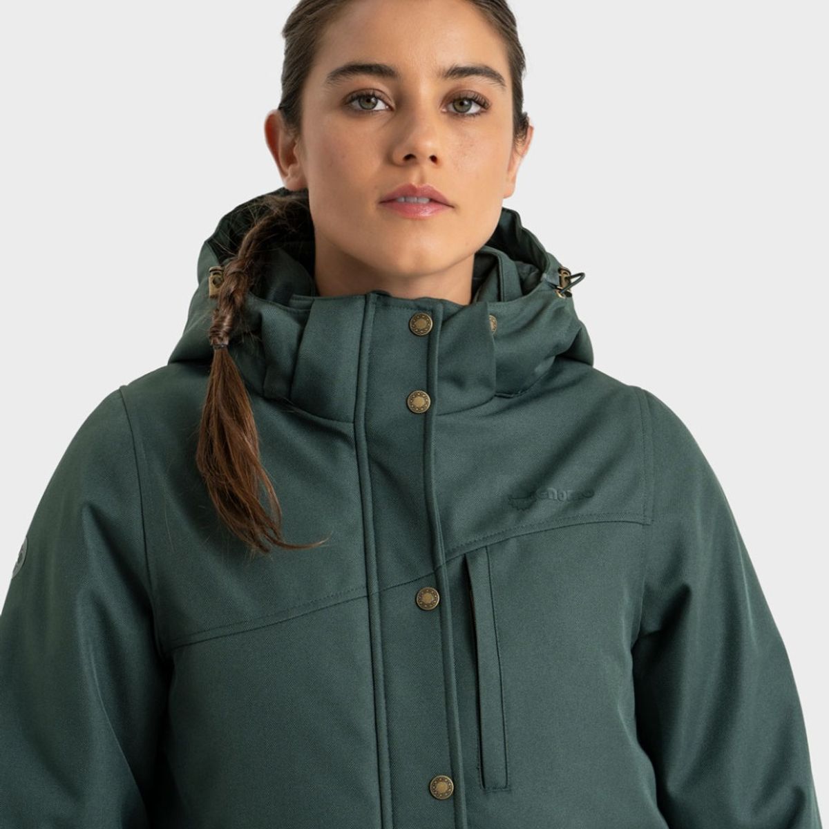 GNOMO - Chaqueta Hoodie Eco Haneret Mujer Gnomo
