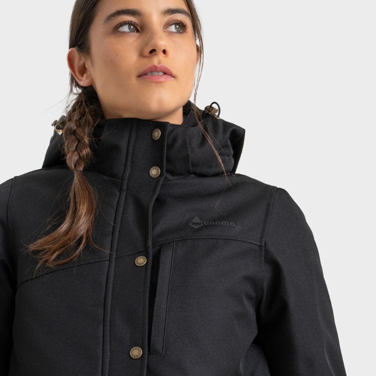 GNOMO - Chaqueta Hoodie Eco Haneret Mujer Gnomo