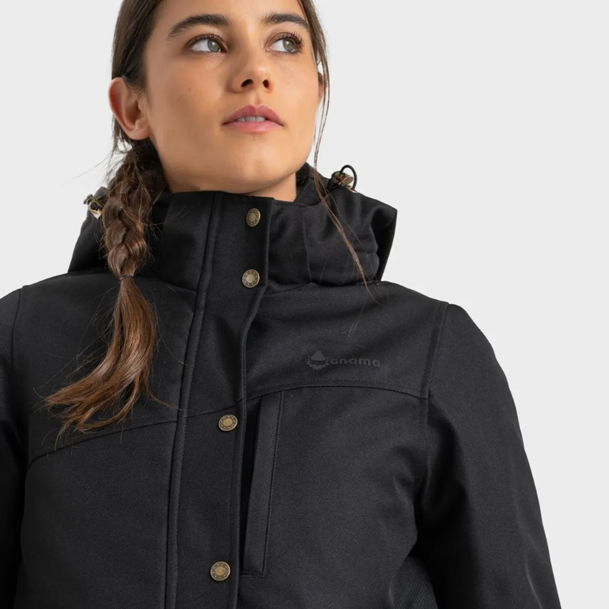 GNOMO - Chaqueta Hoodie Eco Haneret Mujer Gnomo