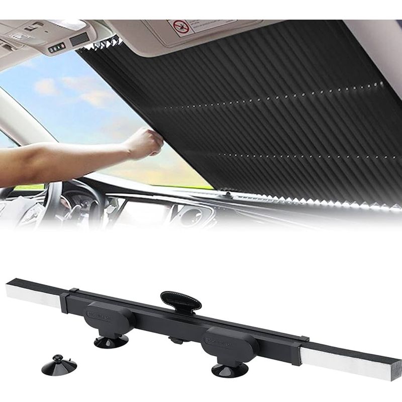 MOVI - PARASOL RETRÁCTIL PARA AUTOS Y CAMIONETAS XL