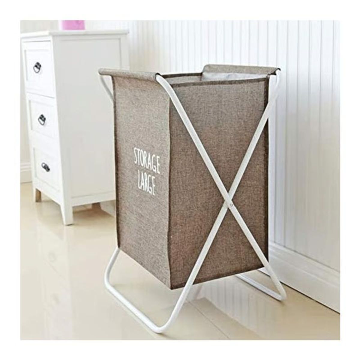 GENERICO - Cesta de Ropa Plegable de Tela