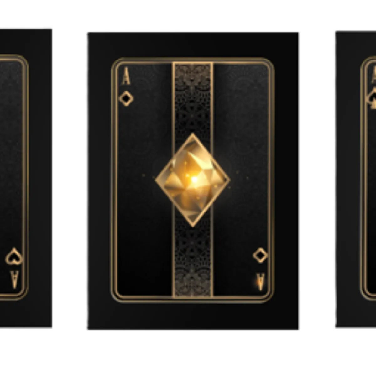 LOS REGALONES - Cuadro Canvas Imagen Juego de cartas en lienzo Pack X3 Uds 30x50cm Cu