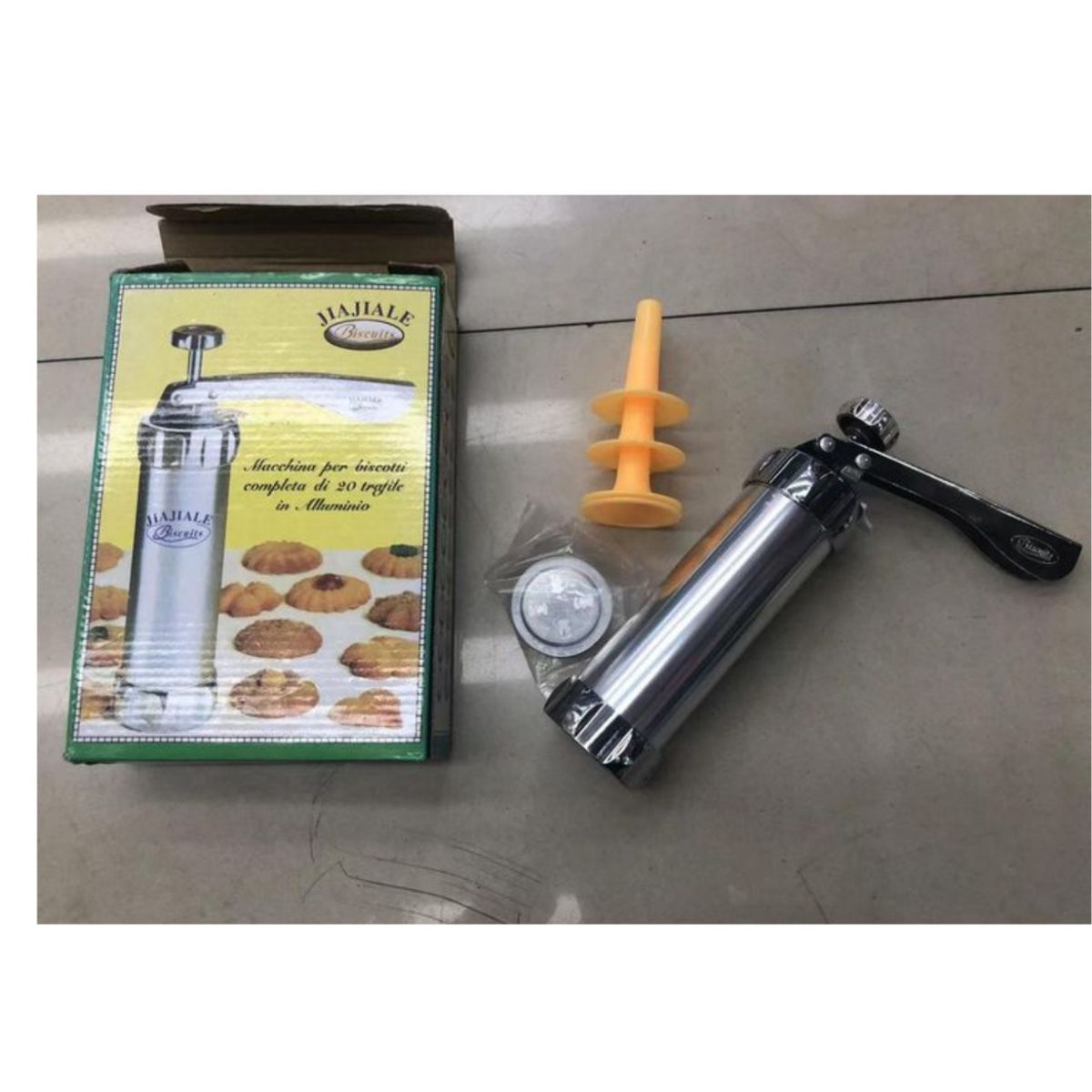 GENERICO - Maquina Para Hacer Galletas Manual Con 20 Piezas