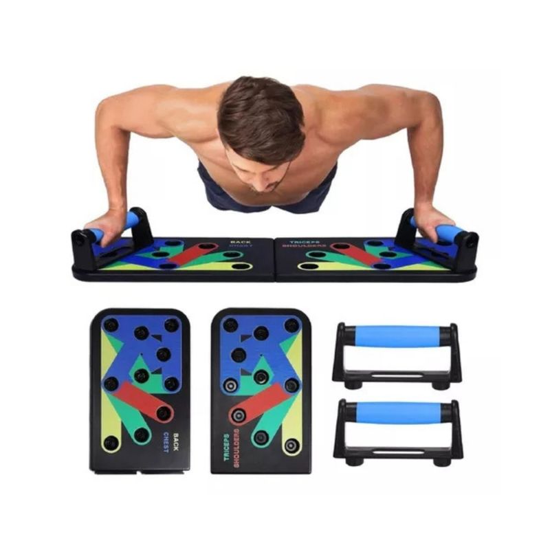 GENERICO - Tabla Para Flexione Codificada En Colores Ejercicio Push Up NL.