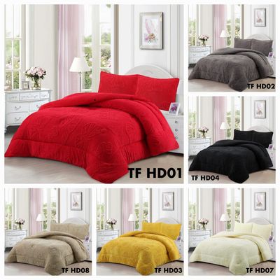 Imagen 2 del producto Cobertor de invierno con CHIPORRO 2 Plazas Mariposas Color Beige