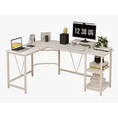 HOMER DESIGN - Escritorio Esquinero Metal Oficina 150x48x75cm En Forma L-