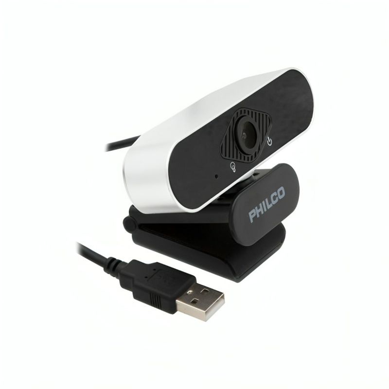 PHILCO - Cámara Web USB  WEBCAM PHILCO 1080P