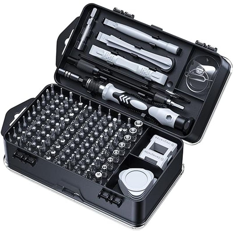 MALIK - Juego Kit Set Destornilladores Precision Magnéticos 115 En 1 Telefono