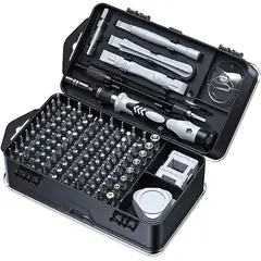 MALIK - Juego Kit Set Destornilladores Precision Magnéticos 115 En 1 Telefono