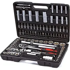 MALIK - Set De Cajas De Herramientas De Dados De 108 Piezas