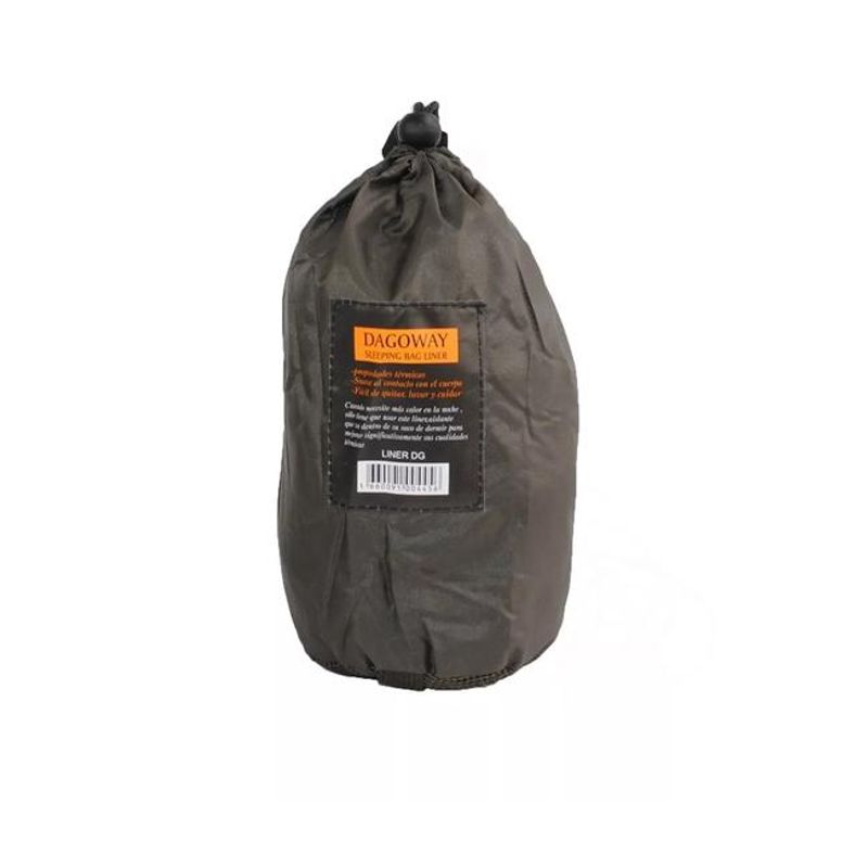 GENERICO - Liner para saco de dormir ligero y compacto color gris