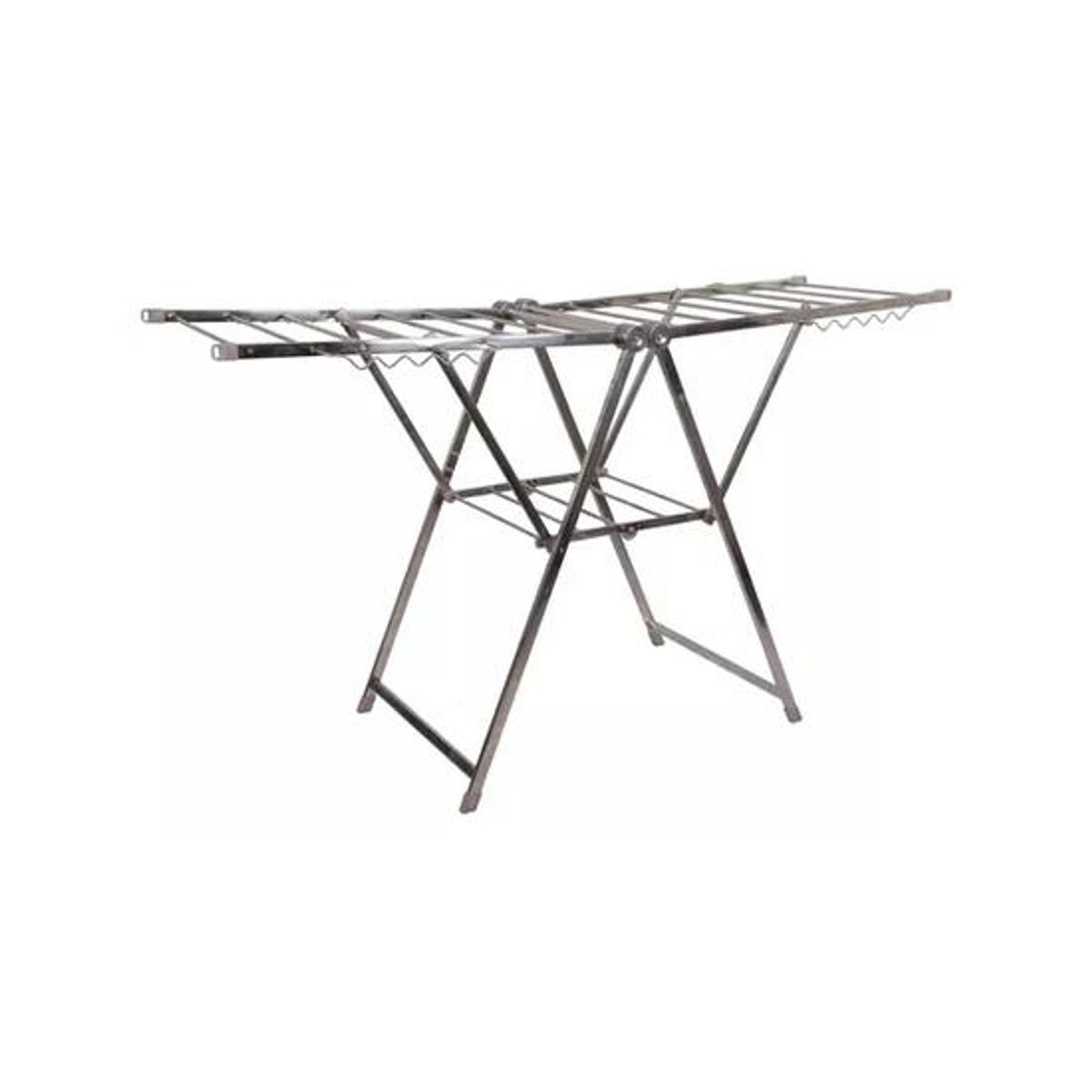 GENERICO - Tendedero plegable acero inoxidable color gris