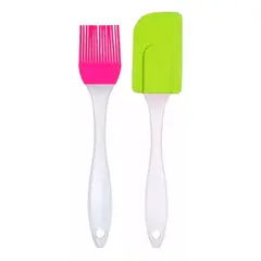 ESHOPANGIE - Espátula Y Brocha De Silicona Para Repostería