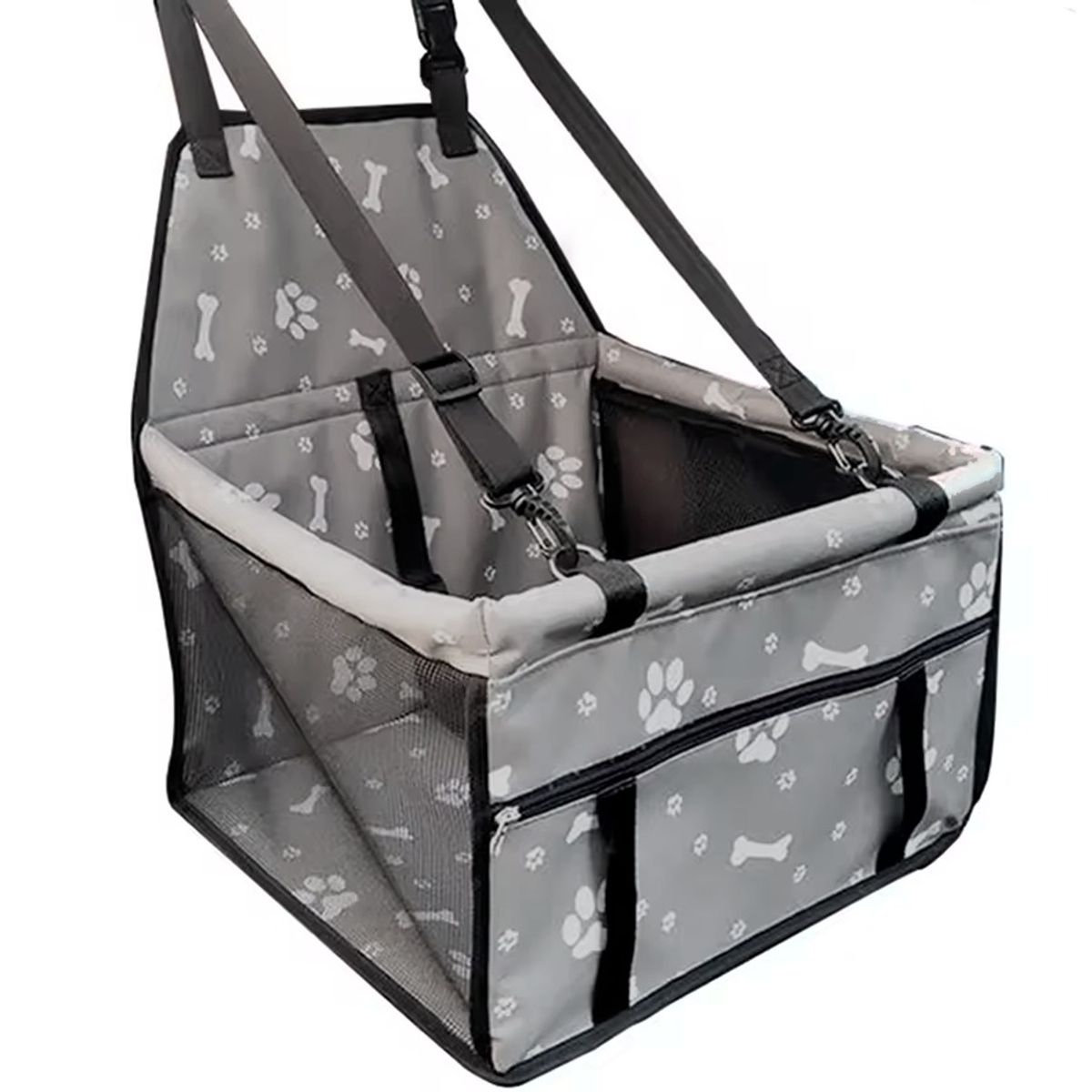 GENERICO - Asiento Plegable Para Mascotas Correa de Seguridad