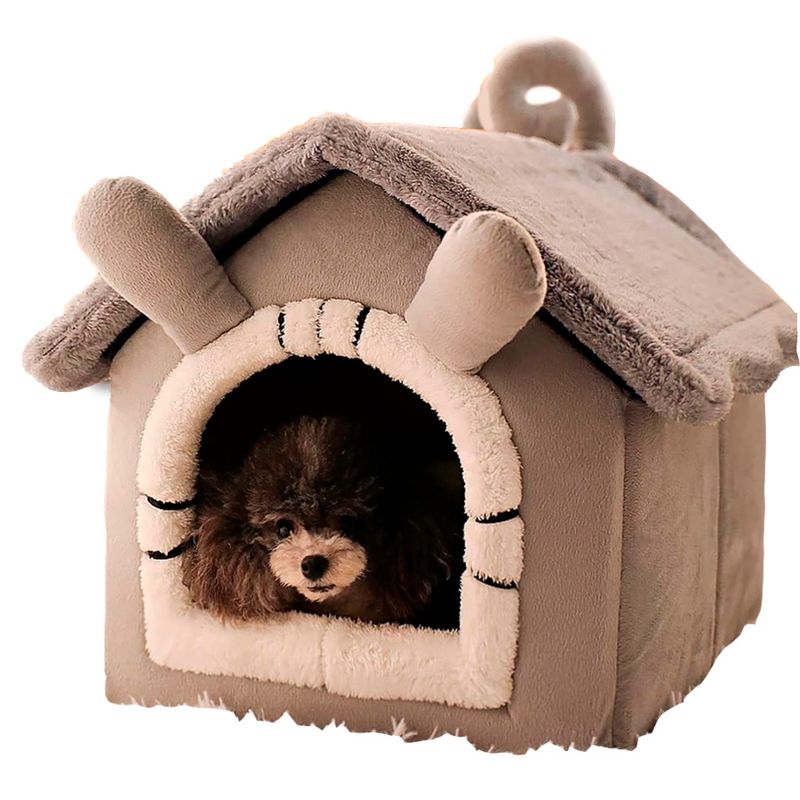 GENERICO - Cama Casa Esponjosa Para Mascotas Con Diseño Decorativo