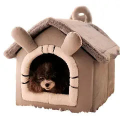 GENERICO - Cama Casa Esponjosa Para Mascotas Con Diseño Decorativo