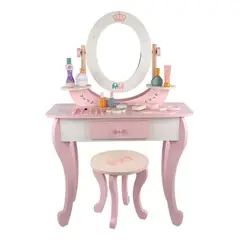 MUNDO MAGIA - Tocador Infantil Para Niñas Y Niños Rosado