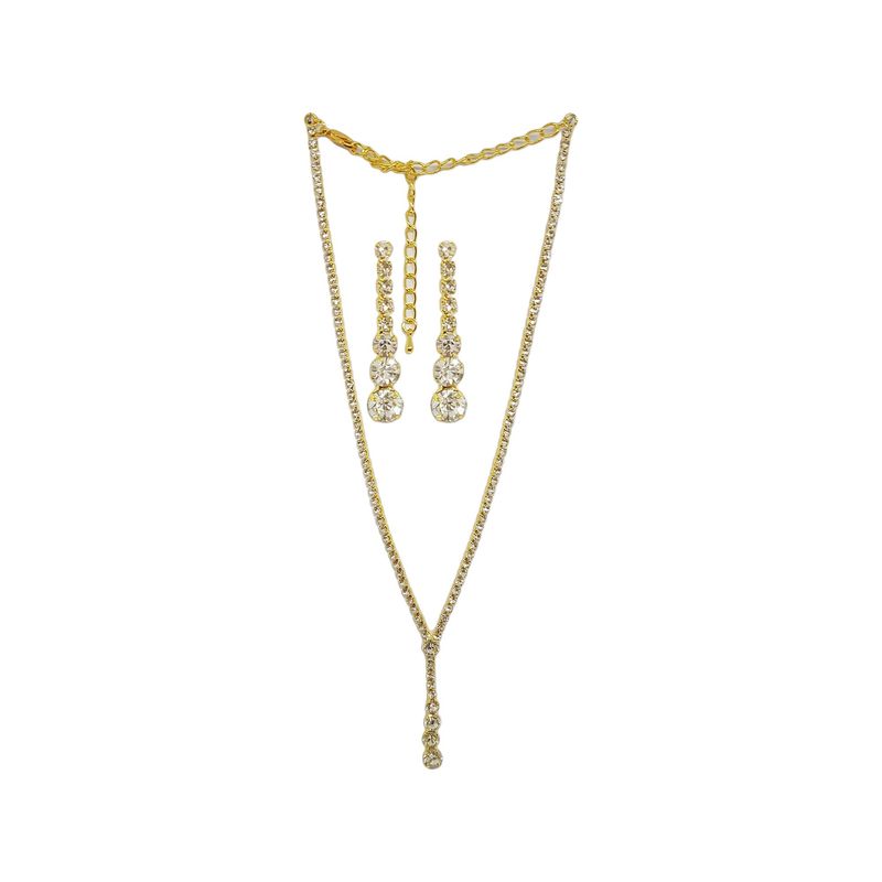 GENERICO - Set De Collar Y Aros Para Fiesta Lider