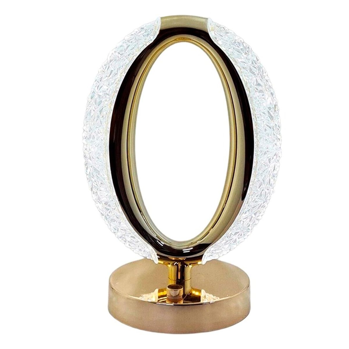 GENERICO - Lámpara De Mesa LED De Cristal