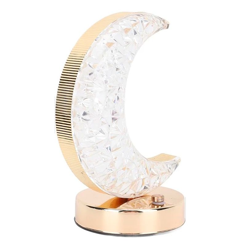 GENERICO - Lámpara De Mesa Luna Usb Luz Ajustable Inalámbrica