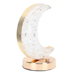 GENERICO - Lámpara De Mesa Luna Usb Luz Ajustable Inalámbrica