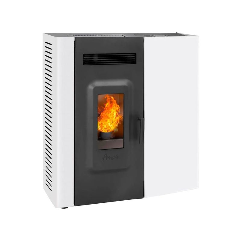 AMESTI - ESTUFA A PELLET SLIM 9000 BLANCA AMESTI