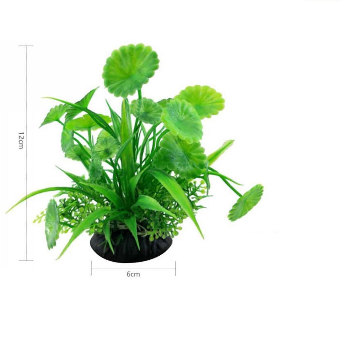 GENERICO - Pack 3 Planta Ácuatica Artfial para Decoración  Acuario