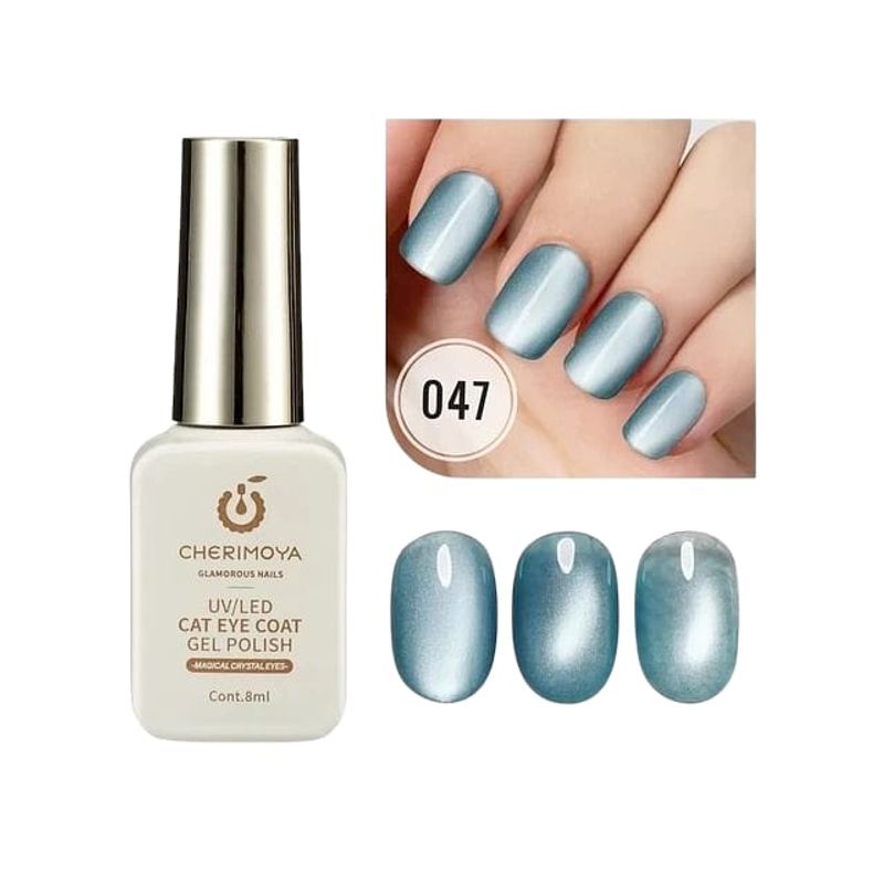 CHERIMOYA - Esmalte De Gel Magnético Ojo De Gato 8ml Cherimoya 047