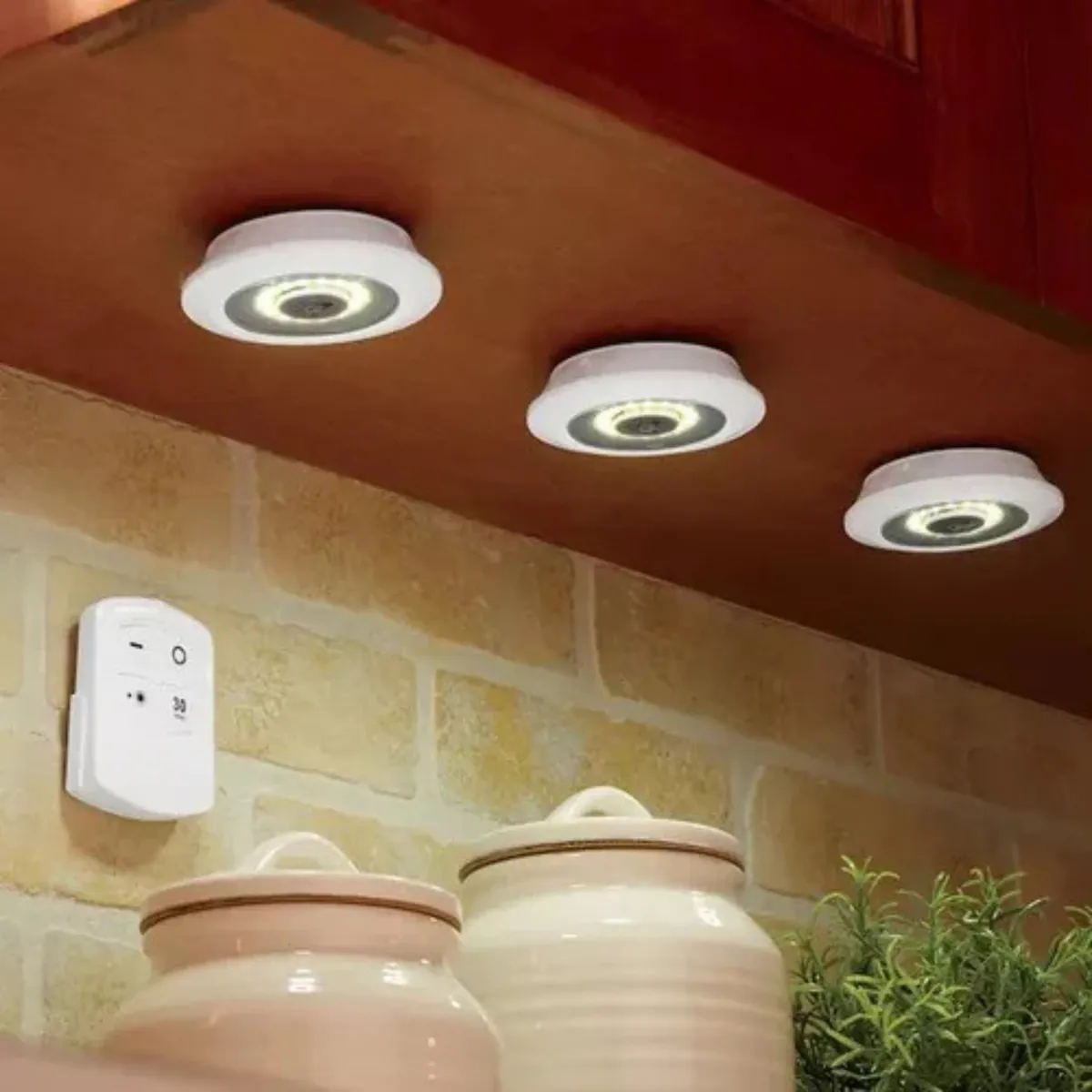 MOVI - Set de 3 Luces LED con Control Remoto – Iluminación Práctica