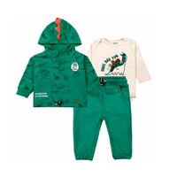 BUZO DE BEBE ALGODON AFRANELADO 3 PIEZAS