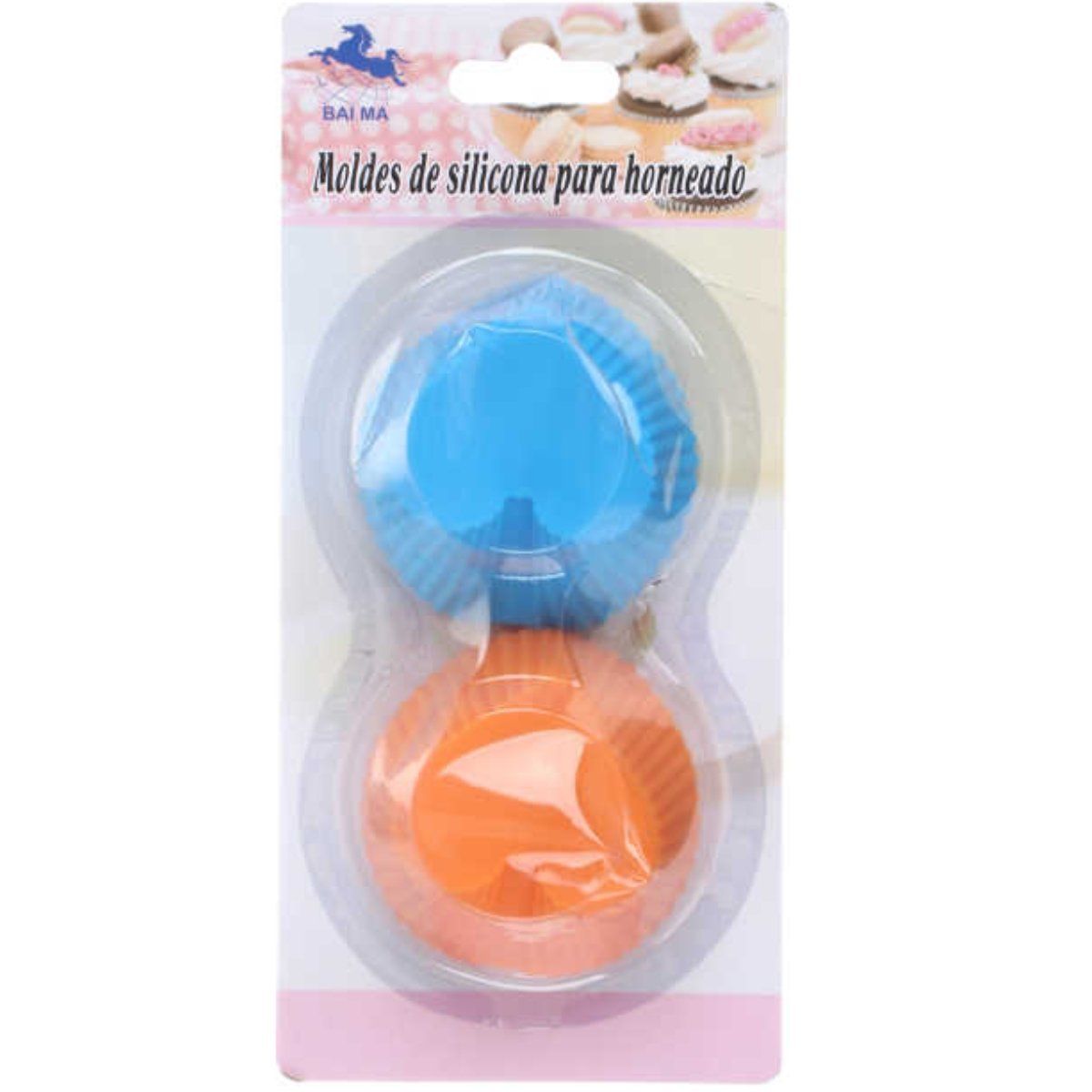 GENERICO - Set 6 Moldes de Silicona Multiuso Reutilizables