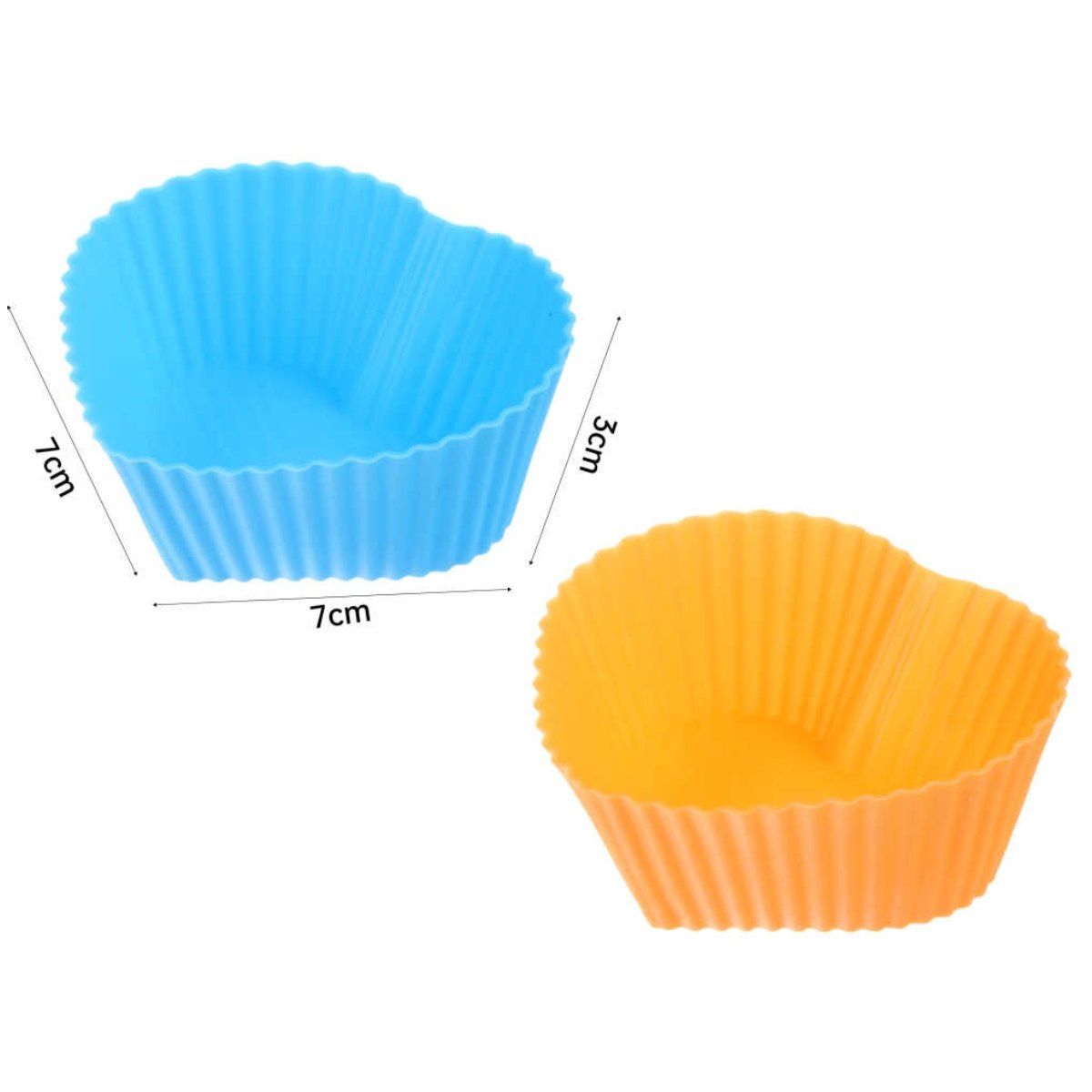 GENERICO - Set 6 Moldes de Silicona Multiuso Reutilizables