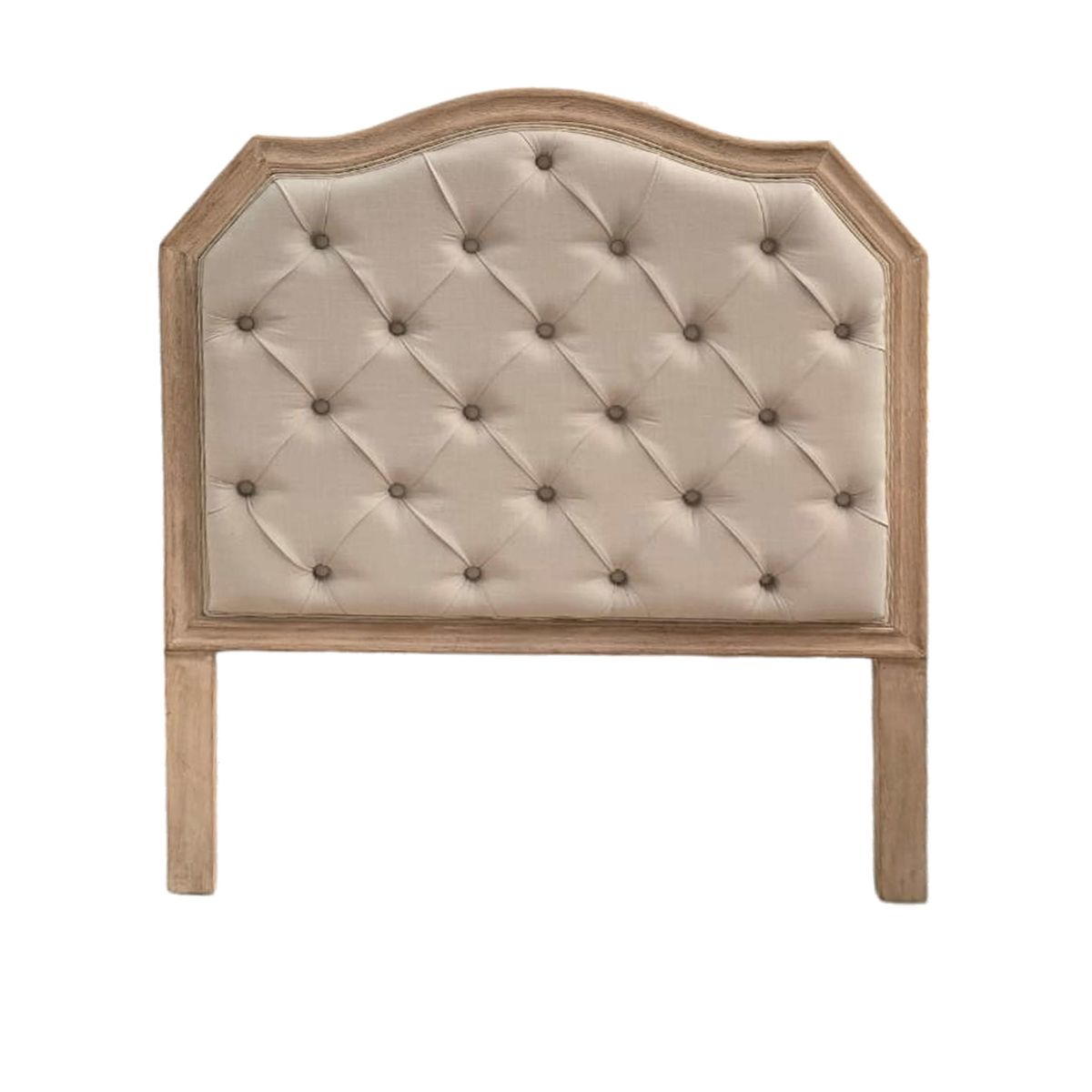 ECOMUSO - RESPALDO 1,5PL  LORRAINE TELA LINO CRUDO