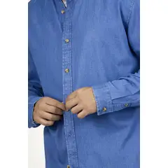 POLEMIC - Camisa manga Larga Denim procesada wi5704
