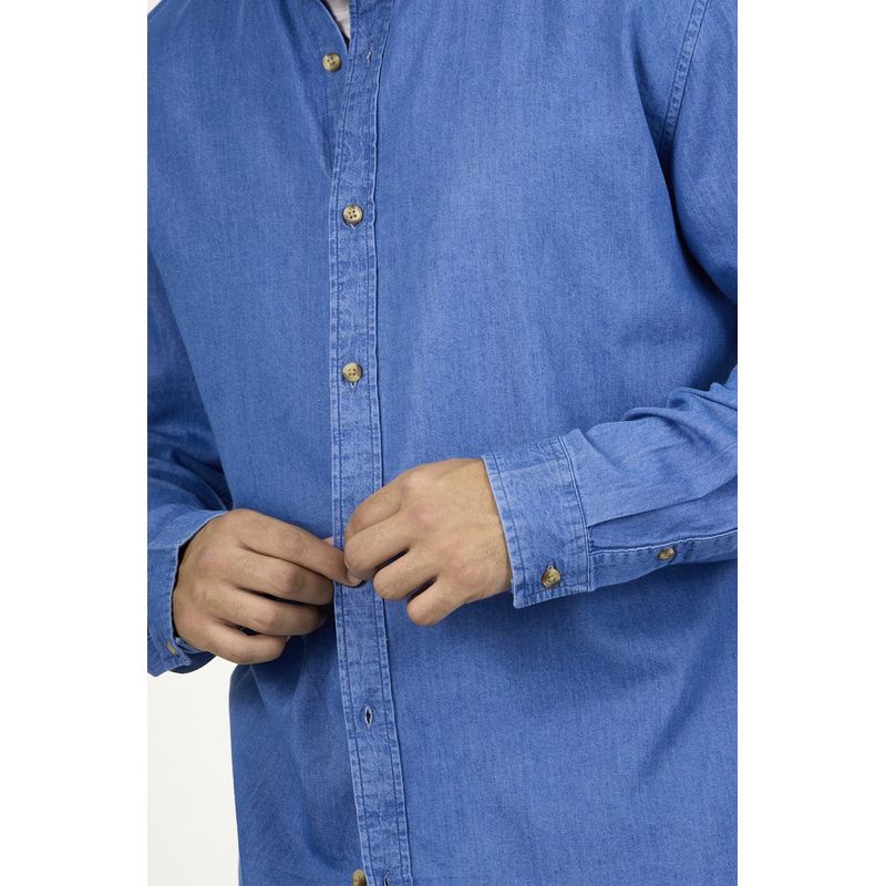 POLEMIC - Camisa manga Larga Denim procesada wi5704 Polemic