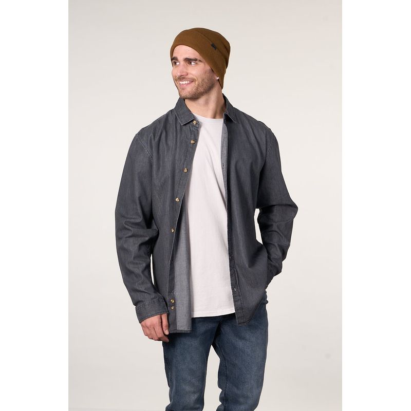 POLEMIC - Camisa manga Larga Denim procesada wi5704 Polemic