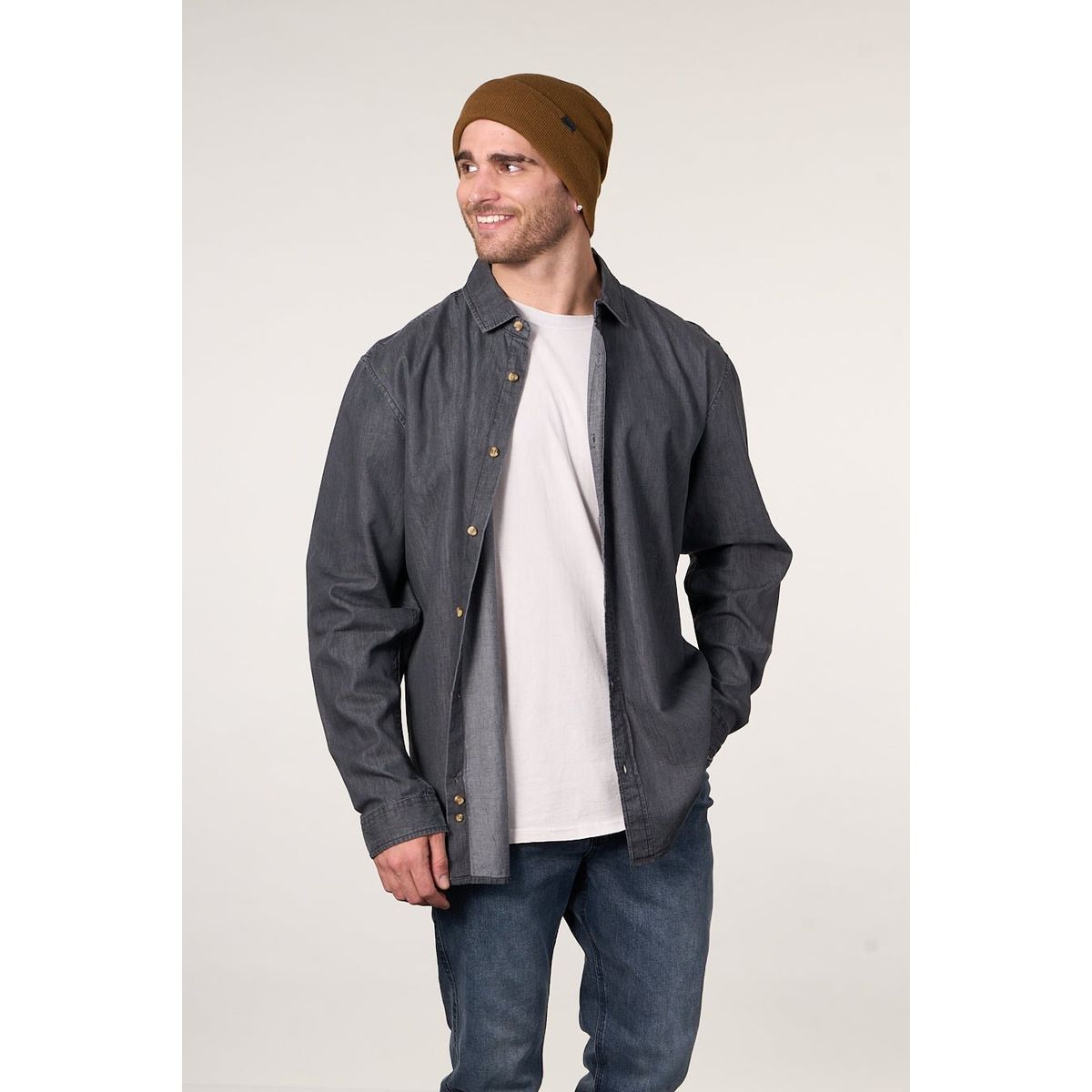 POLEMIC - Camisa manga Larga Denim procesada wi5704 Polemic