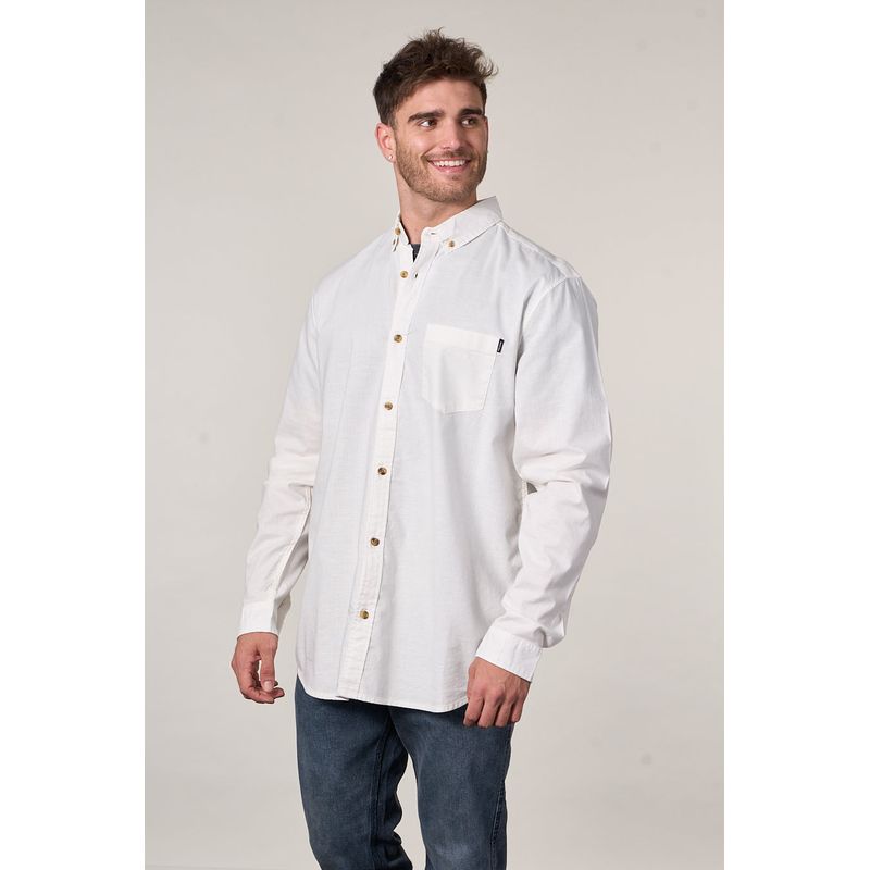 POLEMIC - Camisa manga Larga de algodón procesada wi5705 Polemic