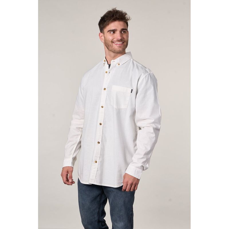 POLEMIC - Camisa manga Larga de algodón procesada wi5705 Polemic