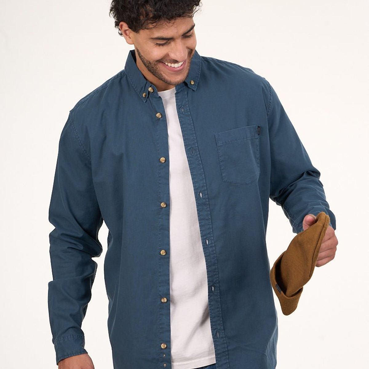 POLEMIC - Camisa manga Larga de algodón procesada wi5705 Polemic