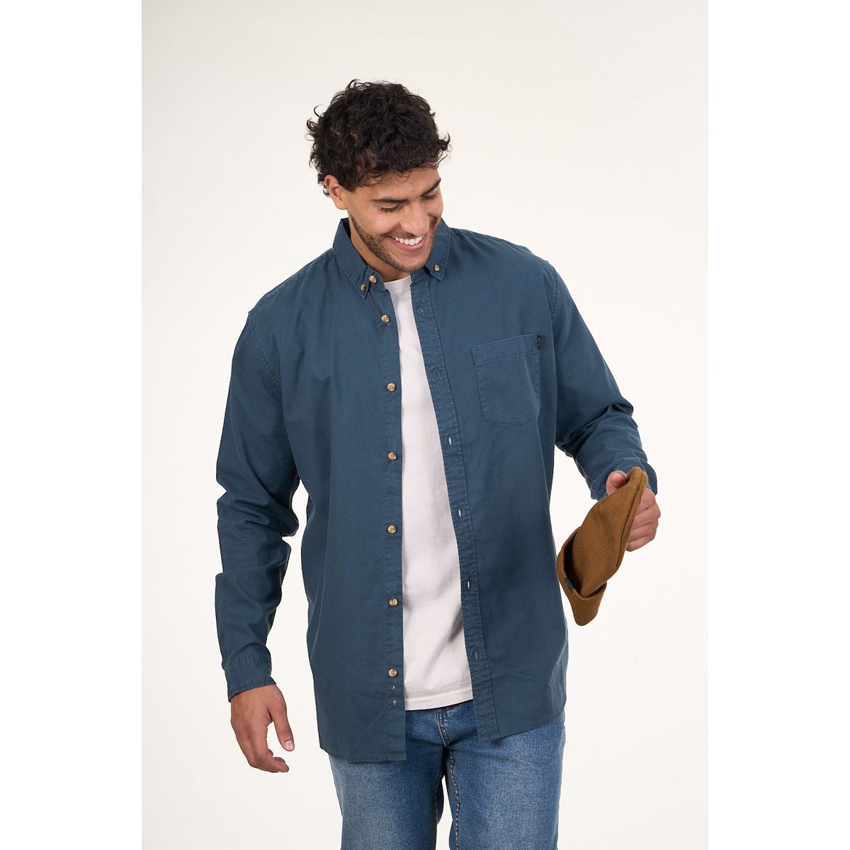 POLEMIC - Camisa manga Larga de algodón procesada wi5705 Polemic