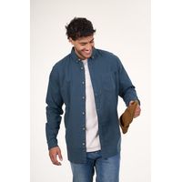 Camisa manga Larga de algodón procesada wi5705